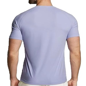 T-shirts pour hommes, vêtements décontractés à séchage rapide, t-shirts à manches courtes, respirants, t-shirts unis personnalisés pour hommes en vente à bas prix - Product Image 4