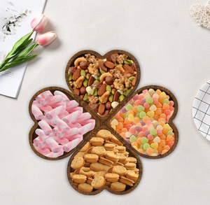 Sản Phẩm Mới Nổ 2 Pcs Óc Chó Nhỏ Hình Trái Tim Bằng Gỗ Khay Gỗ Trái Tim Phục Vụ Đĩa Cho Nhà Văn Phòng Nhà Hàng - Product Image 3