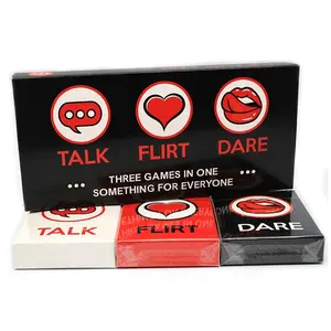 Couple Card Games Conversation Cards Bedroom Commands Cards Game Talk Flirt or Dare For Couple Sex Games