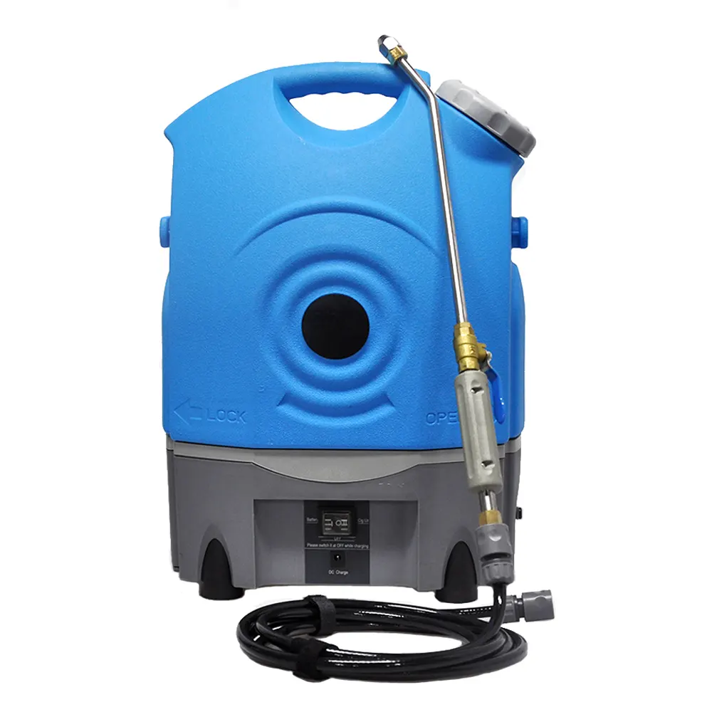 HVAC bobin temizleme araçları için hidro Jet temiz makine 12V taşınabilir yüksek basınçlı yıkayıcı klima temizleme