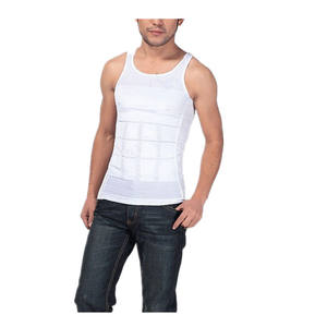 Mens Slimming Body Shaper Seamless Compression Shirt Tummy Control <strong>Slimmer</strong> Shapewear Gynecomastia Undershirt - Product Image 1