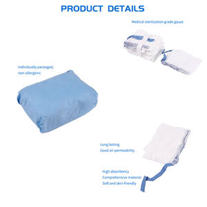 Ozon 100% kapas steril sekali pakai, spons <span class=keywords><strong>Lap</strong></span> steril dengan sinar X perut - Product Image 2