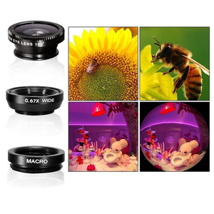HD Phổ 3 Trong 1 Điện Thoại Máy Ảnh Ống Kính Góc Rộng Điện Thoại Ống Kính Fisheye Ống Kính Cho <span class=keywords><strong>iPhone</strong></span> 5 <span class=keywords><strong>6</strong></span> 7 8 9 10 11 12 Pro Max - Product Image 5