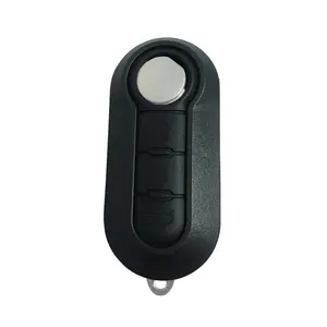 Fob Shell Case 3 Knoppen Afstandsbediening Sleutelhanger Autosleutelzakje Frequenties 433Mhz Keyless Go Smart Fit Voor Fiat