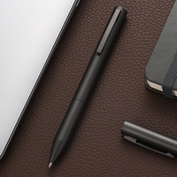 Stylo bille exécutif fin en métal torsadé, couleur cuivre, pour hôtel, avec largeur d'écriture pour promotion de logo