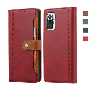 Étui <span class=keywords><strong>portefeuille</strong></span> en cuir pour <span class=keywords><strong>Xiaomi</strong></span> <span class=keywords><strong>Redmi</strong></span> <span class=keywords><strong>Note</strong></span> <span class=keywords><strong>10</strong></span> <span class=keywords><strong>Pro</strong></span>, porte-cartes à rabat, béquille - Product Image 1