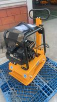 Compacteur à plaque vibrante électrique HZD200 économique et de haute qualité avec moteur standard essence/diesel