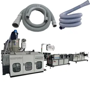 Máquina de fabricación de tubos de plástico corrugado PP PE PVC máquina de tubos corrugados
