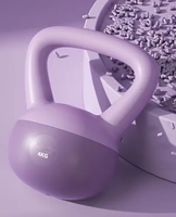 Kettlebell souple rempli de sable TOPKO en PVC, 4-24 kg, antidérapant, sûr, pour la maison, la salle de sport, les débutants, entraînement de force