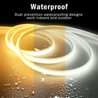 Tira de Luz LED COB de 220V, Alta Luminosidad, Impermeable IP65, Regulable y Cortable para Iluminación de Piscinas/Marina