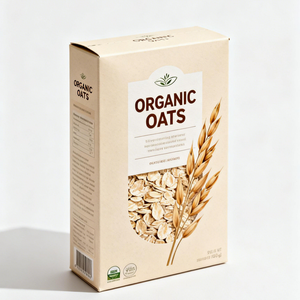 Scatola Personalizzata Biodegradabile per Noci di Anacardio, Design Pieghevole Riciclabile con Laminazione Opaca per Snack, Frutta Secca, Cereali (Grado Alimentare) - Product Image 2