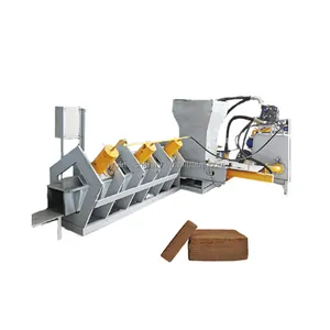 Automatic Coco Peat Briquette Making Machines Coir Pith Block pressing machines