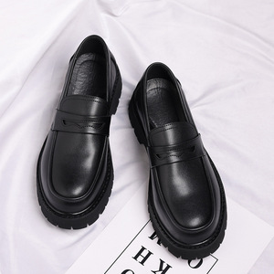 Nuevos Zapatos Oxford de Cuero para Hombre, Estilo Británico Casual de Lujo, Hechos a Mano, Impermeables, Color Verde Perenne, Formales, Sin Cordones, para Boda, Oficina, Profesionales - Product Image 2