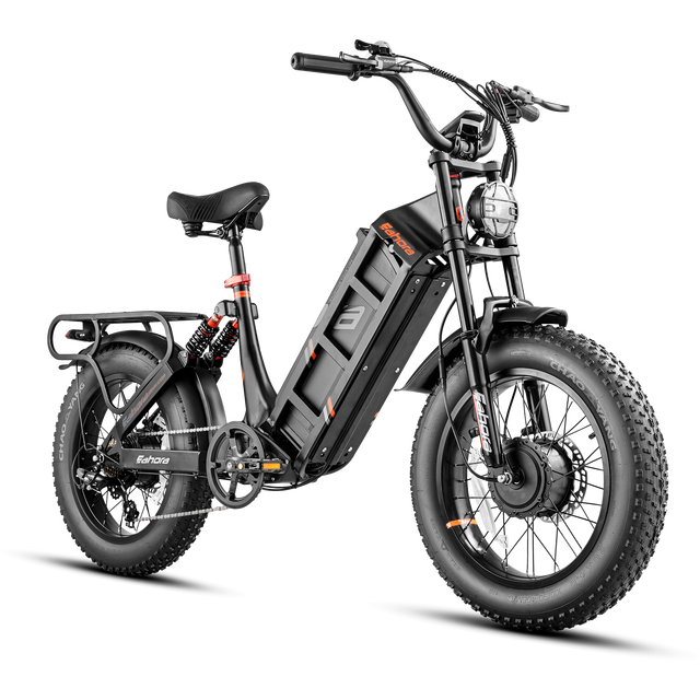 New 52V Steel Frame Electric Bike Fat Tire Dirt E-Bike for Adults Men Women