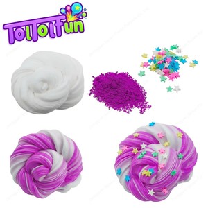 Kit de slime à bulles DIY 5 pièces, non toxique, jouet sensoriel anti-stress pour enfants, couleurs personnalisées, cadeau idéal pour les fêtes - Product Image 4