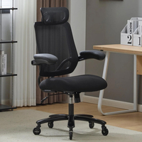 Chaise de bureau ergonomique moderne avec accoudoirs relevables, résistante, en maille, capacité 500 lb, livraison gratuite depuis l'entrepôt américain