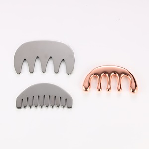 Herramienta de Masaje Gua Sha para el Cuero Cabelludo, Peine de Acero Inoxidable para Masaje de Meridianos, Relajación Profunda y Alivio - Product Image 6