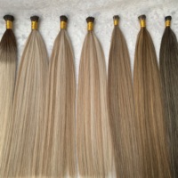 Extensions de cheveux humains 100% vierges Remy pleine longueur, pointe en kératine pré-collée, qualité supérieure, double épaisseur, épaisses, fabriquées à la machine