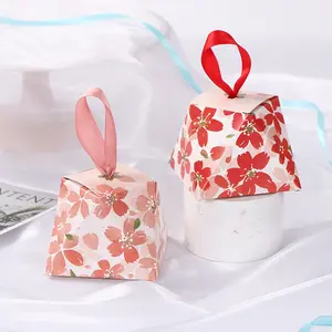 Wholesale European diamonds shaped flower gift box for wedding baby shower