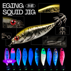 Nuevo OEM 50mm/55mm calamar Jigs Señuelos de Pesca flotante <span class=keywords><strong>Sutte</strong></span> UV EGING pulpo <span class=keywords><strong>EGI</strong></span> sepia mar Señuelos de Pesca cebos duros - Product Image 5