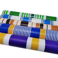 Bâche PVC imperméable pour auvent, matériau de tente rayé, bâche de fabricants