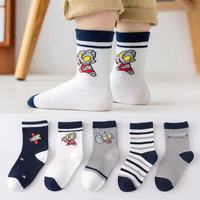 Chaussettes de dessin animé en coton pour enfants, Robot à motif de dinosaure, bon marché, pour enfants de 1-3/3-5/6-8/9-12 ans, garçons et filles, vente en gros