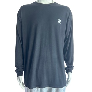 T-shirt à manches longues pour homme 100% coton T-shirt en gros - Product Image 4