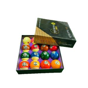 Jeu de billes de billard américain, 16 billes colorées en résine pour usage amateur - Product Image 4