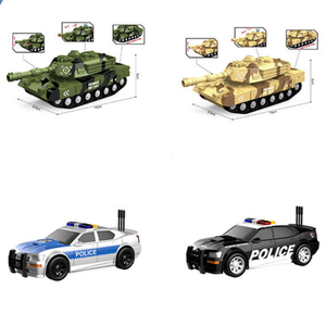 Mobil Polisi Plastik Anak-anak dengan Sistem Gesekan - Model Presisi Skala <span class=keywords><strong>1</strong></span>:20 dengan Pemutaran Cerita & Musik Sirine Polisi - Product Image 6