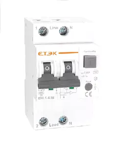 EKL5-63HB 10kA 4P/3P + एन प्रकार बी 300mA सी वक्र 25A RCBO बिजली rcbo