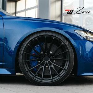 ZW forgiato 5x112 5x120 ruote auto con finitura nera per bmw <span class=keywords><strong>3</strong></span> Serie F30 G20 E90 5 Serie E39 G30 F10 18 19 20 21 cerchi in lega 22 pollici - Product Image 5