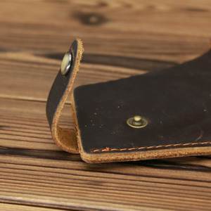 Genuine Leather Case Classic Cell Belt <b>Mens</b> Phone Holster Waist <b>Pouch</b> for Gifts - Product Image 4