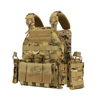 Gilet tactique Gilet Airsoft à dégagement rapide Gilet pondéré respirant réglable pour la formation