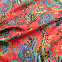 Rouleau de Tissu Imprimé Personnalisé en Rayonne Flammée, Motif Uni Coton Rayonne