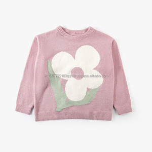 Conjunto de Pijama de Terciopelo Suave para Otoño e Invierno, con Suéter de Manga Larga y Pantalones Largos, Diseño Floral Dulce y Cálido - Product Image 5