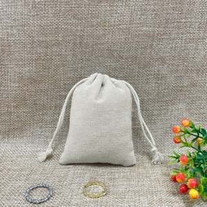 Small Eco-Friendly Cotton Tote Bag with Rope Handle Dustproof Storage and Gift for Promotion Factory Source <b>Textile</b> <b>Packaging</b> - Product Image 6