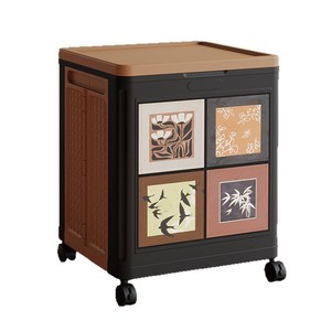 Clothing Organizer Storage Cabinet Rectangle Folding Side Table Large Capacity For Bedroom Home Use - Product Image 5