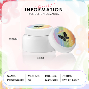 Vendeeni Esmalte en Gel de <span class=keywords><strong>Pintura</strong></span> Fluorescente Popular y de Gran Venta, <span class=keywords><strong>Pintura</strong></span> de Uñas en Gel Neón LIBRE de TPO HEMA OEM/ODM, 16 Colores Gel para Estampado de Nail Art - Product Image 5