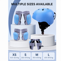 Ensemble casque et protections de ski pour enfants et adultes, ABS EPS, pour vélo, trottinette, léger, réglable, ventilé, unisexe