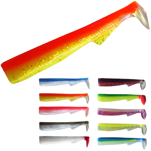 Esca Morbida Artigianale con Coda a T, Esca Morbida Ruilong, Fabbrica di <span class=keywords><strong>Esche</strong></span> da Pesca, <span class=keywords><strong>Mare</strong></span> 6CM 10CM - Product Image 1