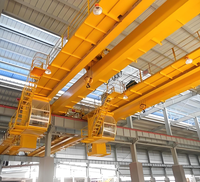 Pont roulant à crochet de style chinois Wanlong 250-400 tonnes avec commande PLC et moteur, origine Shandong, portée et hauteur de levage de 22 m