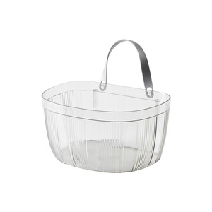 Cesta de almacenamiento montada en la pared para jengibre y ajo, contenedor de alimentos de cocina redondo, translúcido, verde y gris, sin perforaciones - Product Image 5