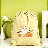Sac de rangement pliable personnalisable en toile avec cordon de serrage, écologique, pour le tri des articles divers et la publicité d'entreprise