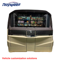 Vito V260 V250 Deluxe, intérieur en cuir PU, barre de séparation, réfrigérateur à compresseur, MPV, luxe, couleur personnalisée, logo, installation rapide