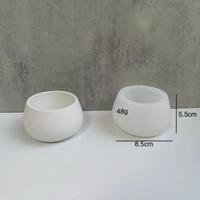 HY – moules en Silicone pour pot de bougie en forme de noix de coco, moules pour la fabrication de plâtre époxy Uv, boîte de rangement en béton, jardinière de décoration intérieure