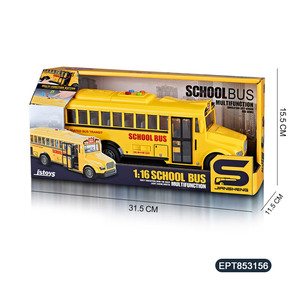 EPT 1 16 inerziale elettrico musica leggera giocattolo scuola porta di apertura a due piani Kid City altri veicoli <span class=keywords><strong>Mini</strong></span> Bus per regalo di natale - Product Image 3