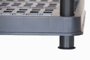 Estantería de Almacenamiento de Plástico Resistente de 5 Niveles, Plegable y Ajustable, sin Tornillos, para Almacén, Hogar y Garaje - Product Image 4