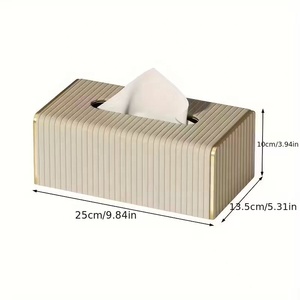 Boîte <span class=keywords><strong>à</strong></span> <span class=keywords><strong>mouchoirs</strong></span> de luxe moderne, porte-serviettes, décoration d'intérieur, table basse, boîte <span class=keywords><strong>à</strong></span> <span class=keywords><strong>mouchoirs</strong></span> en cuir - Product Image 2