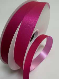 Pink Glitter Satin <b>Ribbon</b> Spool Solid Color Woven Craft Gift Decoration 22mm Width homecoming mums <b>ribbon</b> mums <b>ribbon</b> DIY - Product Image 2