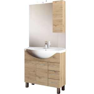 Unidad Base de Roble Natural GAIA 85 Q con 2 Puertas y Cajones para Herramientas de Torneado - Product Image 1